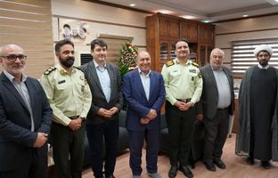 دیدار مدیرعامل شرکت سنگ‌آهن مرکزی ایران با فرمانده انتظامی استان یزد؛ تاکید بر امنیت و توسعه صنعتی