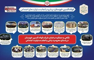 گزارشی از عملکرد درخشان فولاد اکسین خوزستان در انجام مسئولیت های اجتماعی و محرومیت زدایی