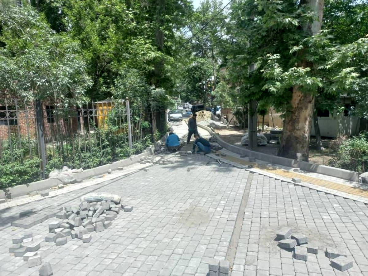 بهبود ساختاری محله باغ فردوس با بهسازی محوطه‌ کتابخانه شهید باهنر 