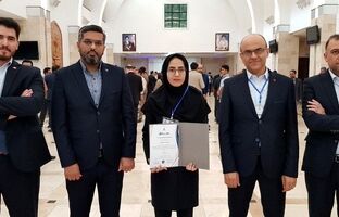  بانوی فولاد خوزستان گواهی‌نامه ارائه مقاله در سمپوزیوم کیش ۱۴۰۳ را دریافت کرد