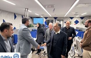 بازدید مدیرعامل بانک تجارت از مرکزارتباط مشتریان ۱۵۵۴