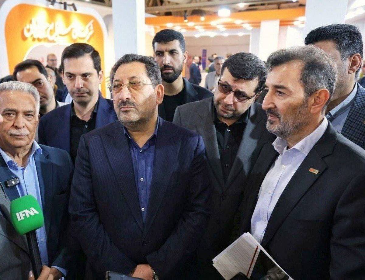 بازدید اتابک و سمیعی‌نژاد از نوزدهمین نمایشگاه ایران کانمین ۲۰۲۵