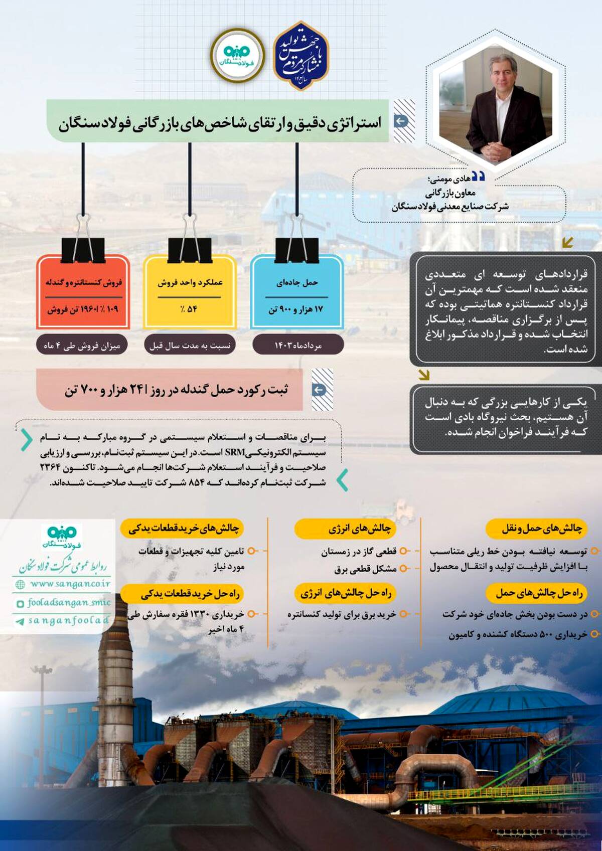 راهکارها و رویکردها در میانه چالشها / آمار و ارقام در یک نگاه