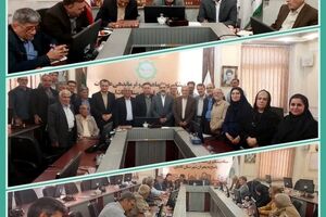 نشست مشترک بیمه دی با روسای کانون های بازنشستگی هشت استان در کاشان 