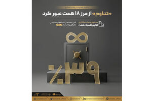«تداوم» از مرز ۱۸ همت عبور کرد؛ رکورد جدید در جذب منابع