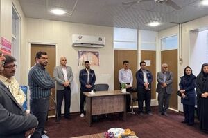 بازدید مشترک مسئولان سنگ آهن و بهداشت بافق از پروژه های سلامت محور