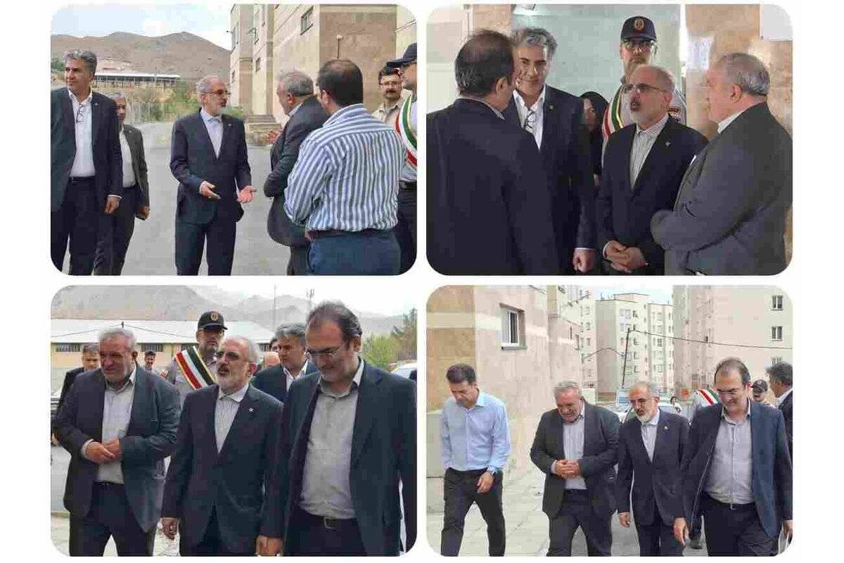 بازدید میدانی دکتر خورسندیان از روند پیشرفت پروژه ۶۰۰ واحدی غدیر در کوی کوثر اراک