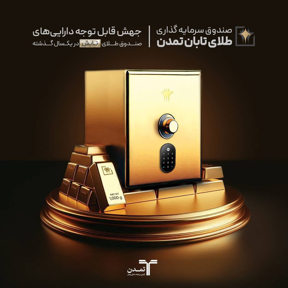 رشد 321 درصدی ارزش بازار صندوق‌های طلا در ایران طی یک سال