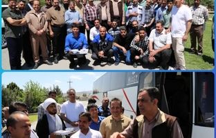 اعزام اولین گروه از کارکنان مجتمع معدنی چادرملو به اردوی راهیان نور غرب کشور