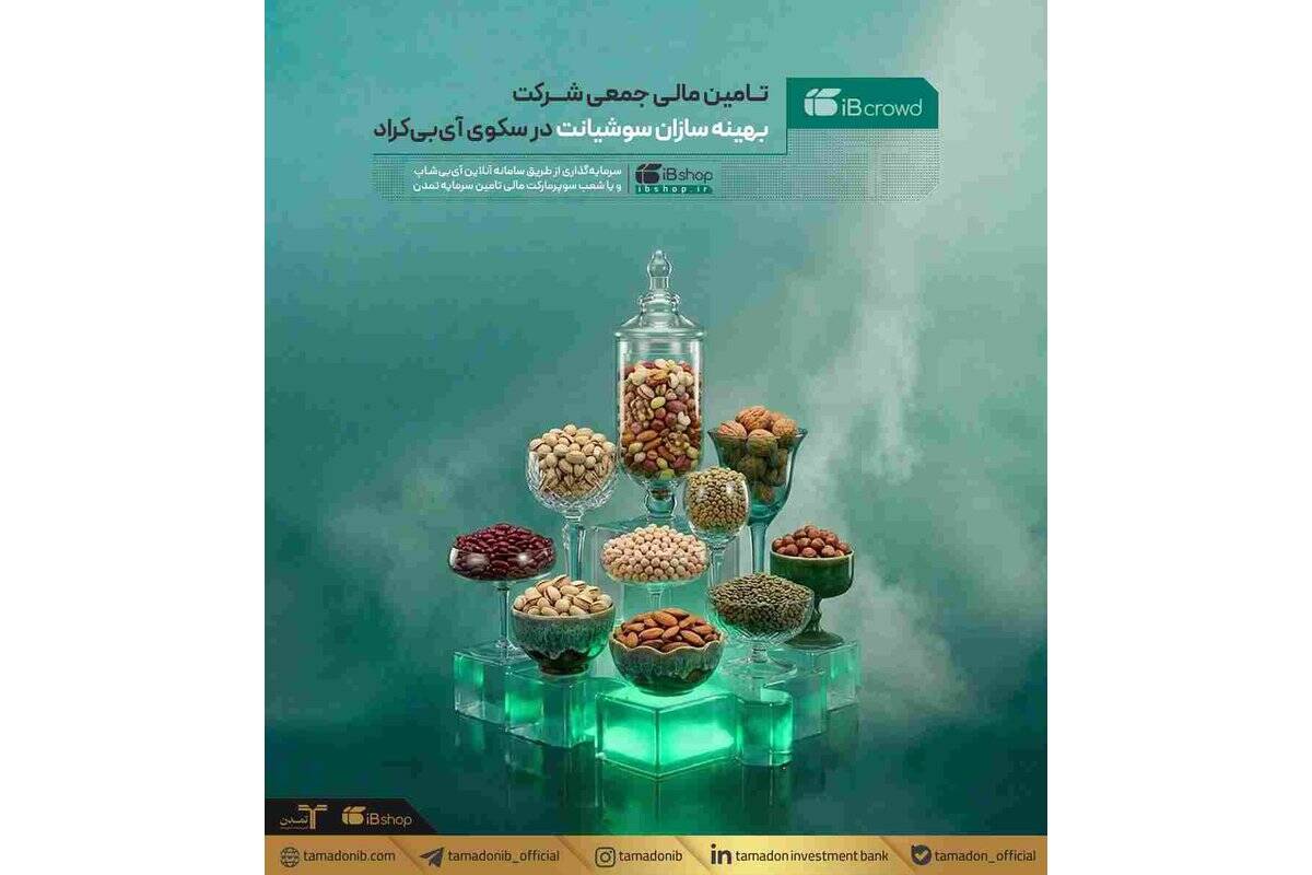 تامین مالی جمعی شرکت بهینه سازان سوشیانت در سکوی آی‌بی‌کراد