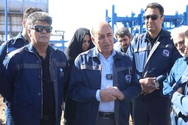 بازدید مشترک مسئولان سنگ آهن و بهداشت بافق از پروژه های سلامت محور