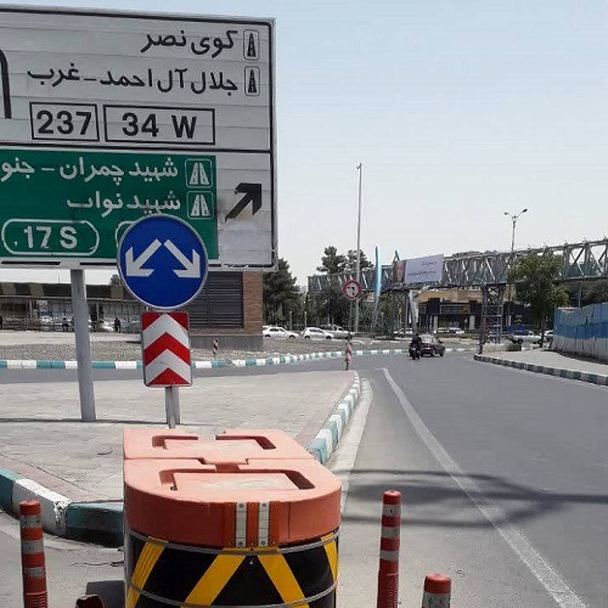  خروجی های بزرگراه جلال آل احمد ایمن شد