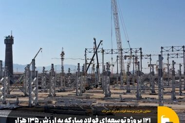 رفع موانع و تسریع در روند پیشرفت پروژه نورد گرم ۲ فولاد مبارکه