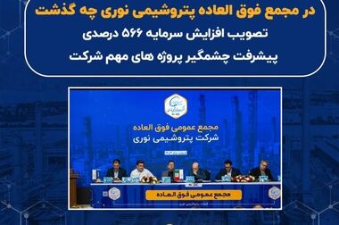 درخشش خیره کننده پتروشیمی نوری با رشد ۵۹ درصدی درآمد عملیاتی
