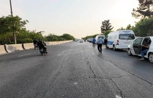 جمع‌آوری ۴۳ معتاد متجاهر در حاشیه بزرگراه آزادگان