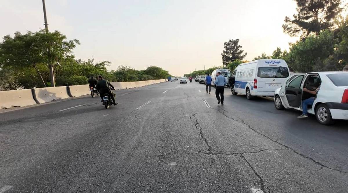 جمع‌آوری ۴۳ معتاد متجاهر در حاشیه بزرگراه آزادگان