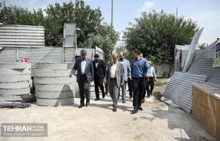 پروژه های منطقه ۴ تهران توسط مدیران ارشد شهری رصد شد