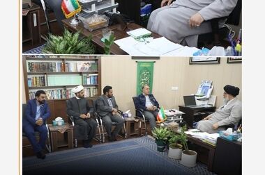 دیدار مدیرعامل شرکت سنگ آهن مرکزی با فرمانده ناحیه مقاومت بسیج بافق