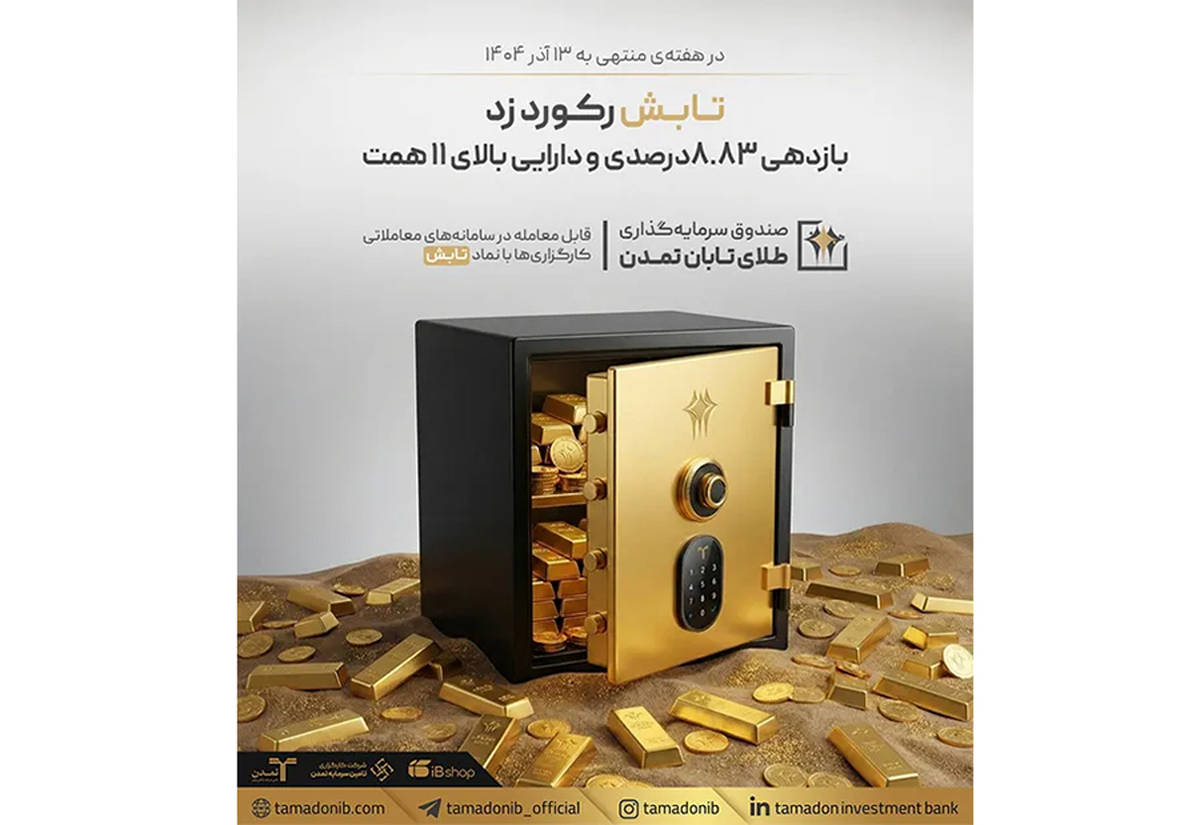 تابش رکورد زد؛ بازدهی ۸.۸۳ درصدی و دارایی بالای ۱۱ همت