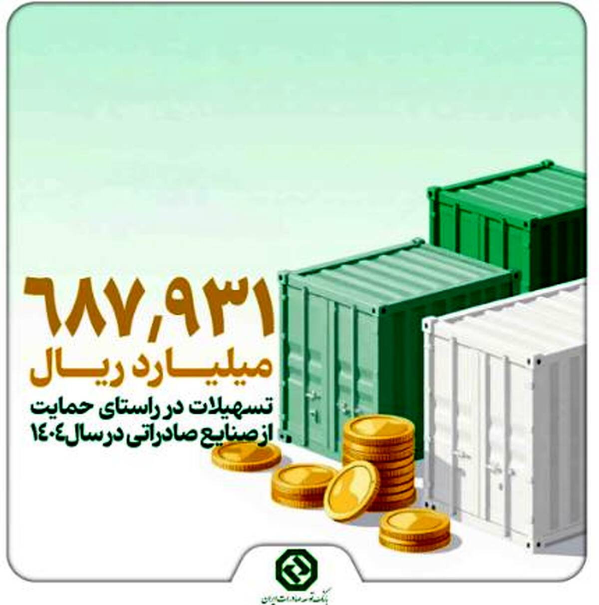 بهره مندی صنایع مختلف از تسهیلات بانک توسعه صادرات ایران