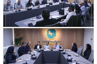 دیدار دبیرکل سندیکای بیمه‌گران ایران با مهرداد خواجه نوری دبیرکل اسبق سندیکا
