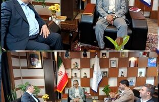 دیدار صمیمانه مدیرعامل پتروشیمی شازند با فرماندار شهرستان