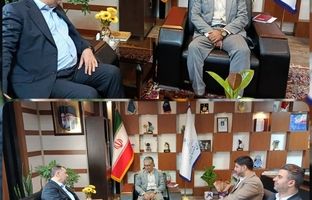 دیدار صمیمانه مدیرعامل پتروشیمی شازند با فرماندار شهرستان