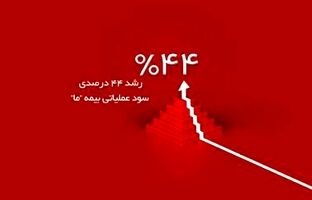 رشد ۴۴ درصدی سود عملیاتی بیمه ما در سه ماه نخست سال ۱۴۰۴