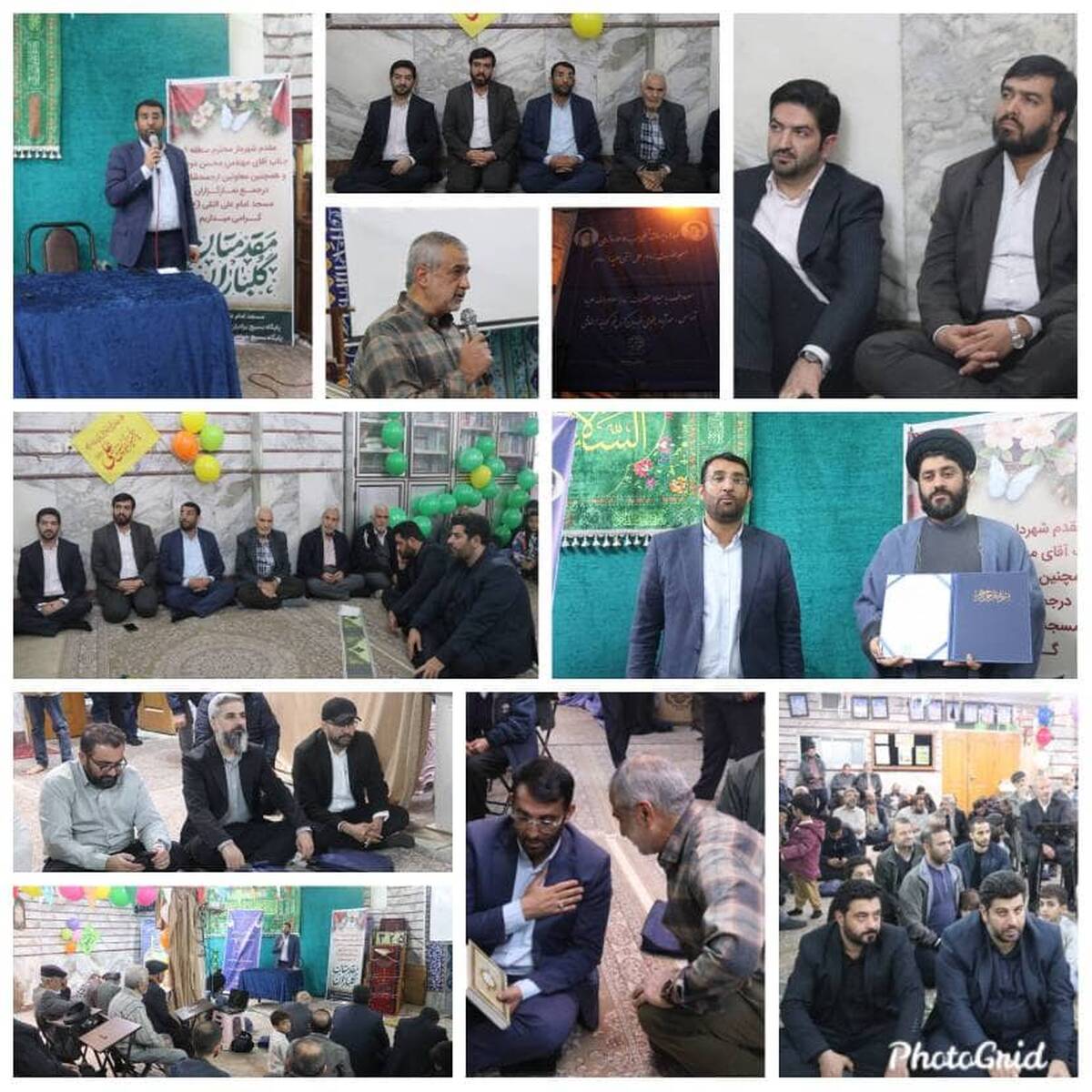 پروانه نوسازی مسجد امام علی النقی(ع) اهداء شد
