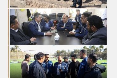 دیدار مدیرعامل شرکت سنگ آهن مرکزی با فرمانده ناحیه مقاومت بسیج بافق
