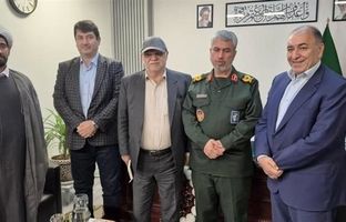 تقدیر از همکاری‌های مشترک در دیدار مدیرعامل شرکت سنگ‌آهن با فرمانده سپاه الغدیر
