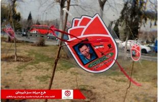 کاشت نهال به یاد شهدای صندوق قرض الحسنه شاهد