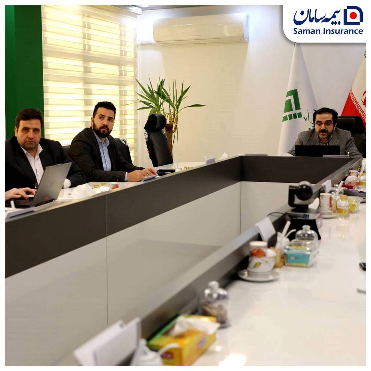 حضور فعال بیمه سامان در نشست تخصصی پژوهشکده بیمه