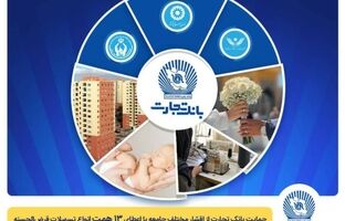 تداوم حمایت بانک تجارت از اقشار مختلف جامعه با اعطای ۱۳ همت انواع تسهیلات قرض‌الحسنه
