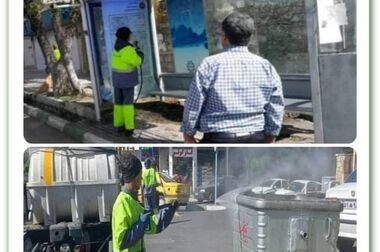 مسقف سازی پایانه اتوبوسرانی افق در منطقه ۴ به پایان رسید