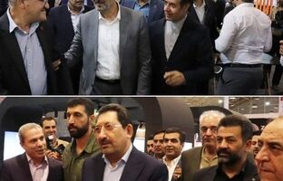 بازدید وزیر صمت و رئیس هیات عامل ایمیدرو از نمایشگاه متافو تبریز