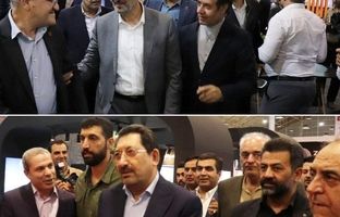 بازدید وزیر صمت و رئیس هیات عامل ایمیدرو از نمایشگاه متافو تبریز