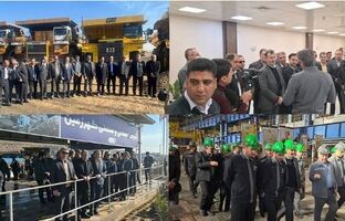 بازدید رییس هیات عامل ایمیدرو و جمعی از مدیران ارشد معدنی از معادن منطقه گل‌گهر