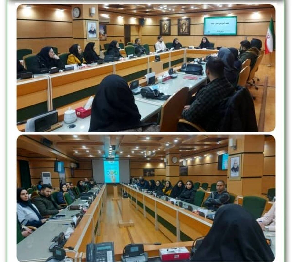 برگزاری جلسه در خصوص ابلاغ دستورالعمل اجرایی ارزیابی حرفه ای کارشناسان HSE شرکت های پیمانکار و بهره بردار شهرداری تهران