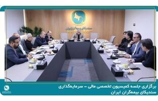 برگزاری جلسه کمیسیون تخصصی مالی-سرمایه‌گذاری سندیکای بیمه‌گران ایران