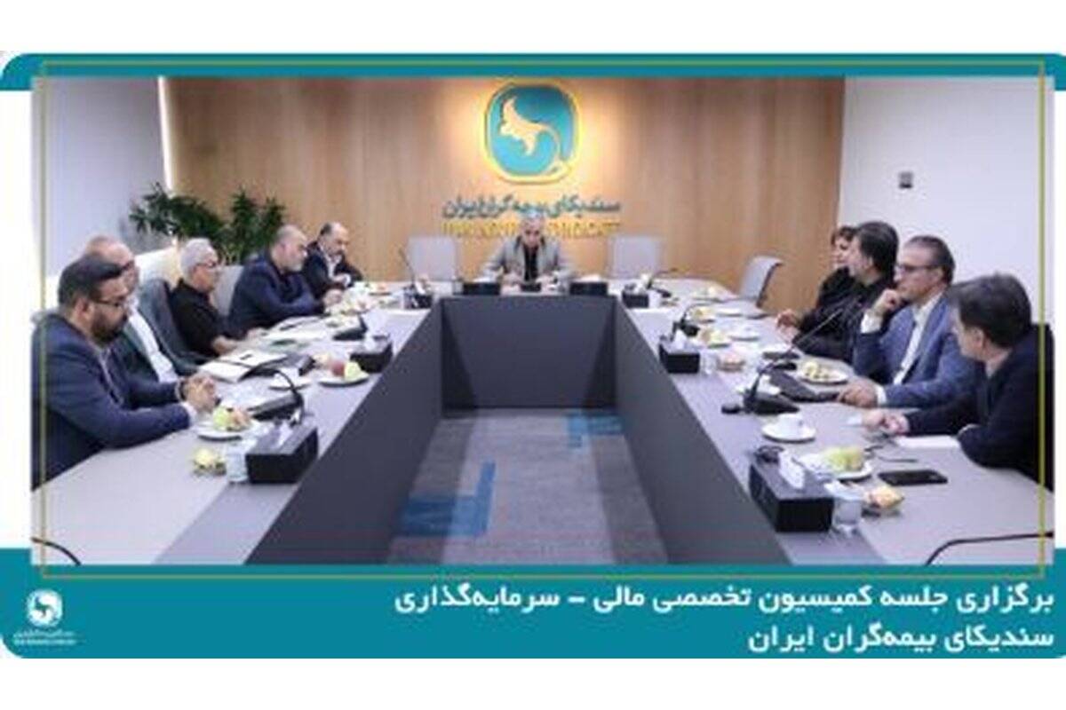 برگزاری جلسه کمیسیون تخصصی مالی-سرمایه‌گذاری سندیکای بیمه‌گران ایران