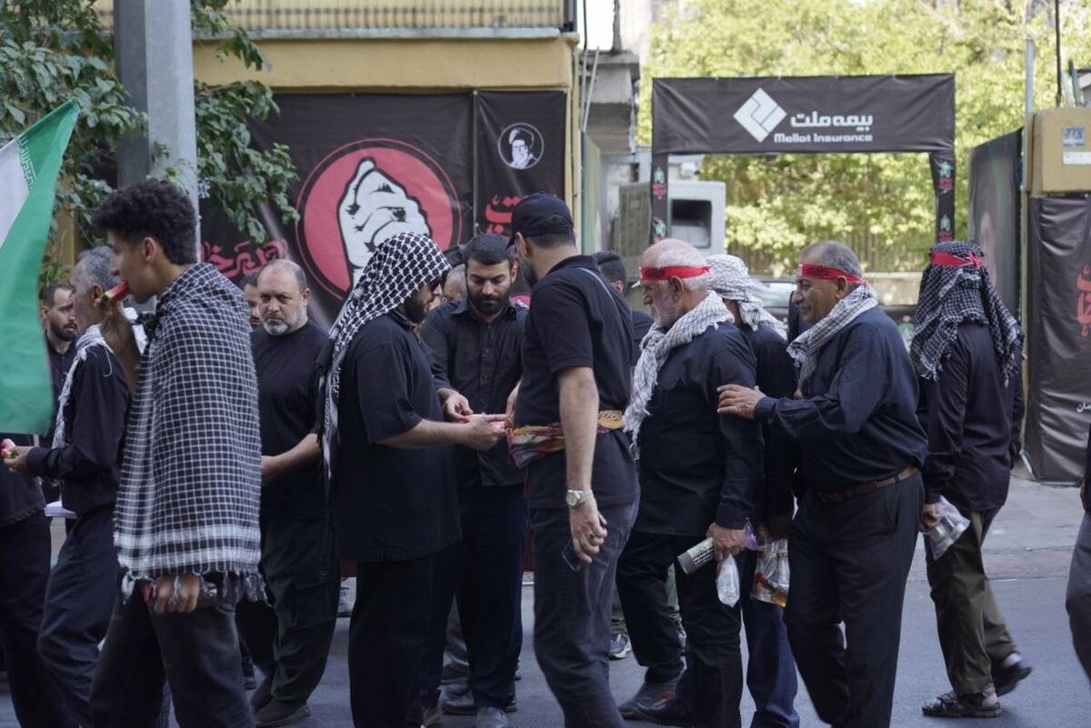 موکب بیمه ملت پذیرای سوگواران آیین تشییع رهبر شهید انقلاب
