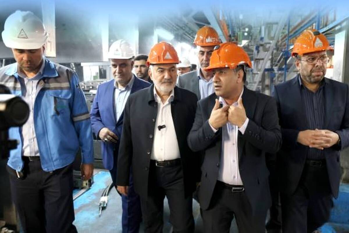 بازدید استاندار خوزستان از بزرگ‌ترین زنجیره تولید پلی‌اتیلن ترفتالات کشور