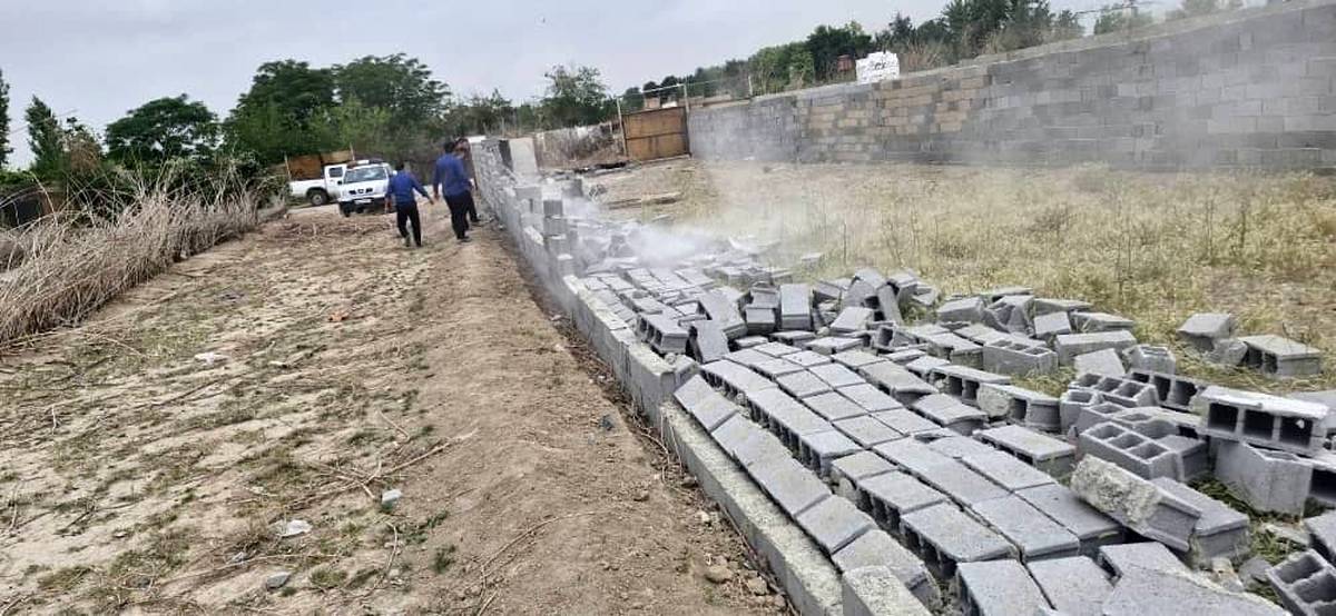   آزادسازی بیش از ۵ هزار متر مربع از اراضی حریم شهر تهران توسط شهرداری منطقه ۱۹