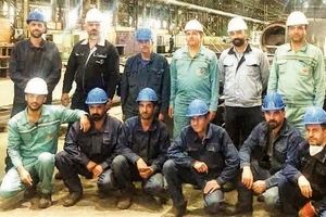 ساخت ریل سگمنت‌های ماشین ریخته‌گری شماره 5 فولاد مبارکه