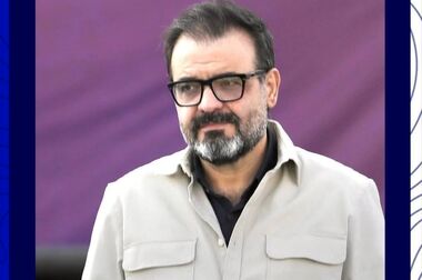 همراهی فرید دهقانی با وزیر صمت در بازدید از موکب چادرملو در آستانه مراسم تشییع رهبر شهید انقلاب