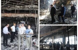 بازدید مشترک کارشناسان سازمان منطقه آزاد انزلی و نظام مهندسی گیلان از بنای مجتمع ونوس؛ بررسی دقیق استحکام سازه