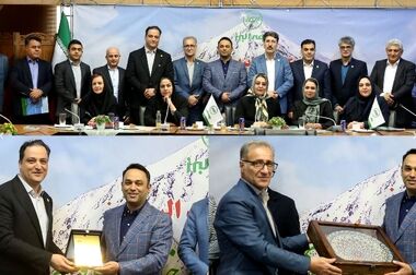 تودیع و معارفه در بیمه البرز؛ محمدرضا توکلی سکان دار مدیریت امور شعب شد