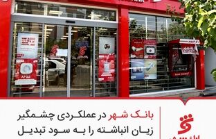 بانک شهر در عملکردی چشمگیر زیان انباشته را به سود تبدیل کرد