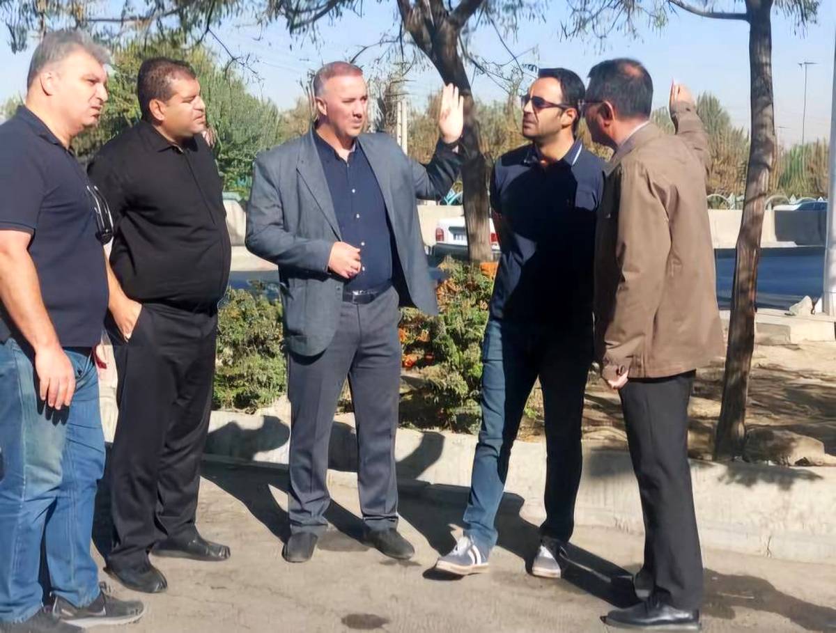 بازدید معاونت فنی و عمرانی منطقه ۱۶ از پروژه‌های عمرانی و زیرساختی جنوب تهران